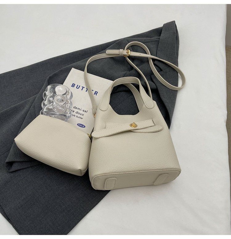 Fashionable minimalist basket work and commuting, Korean version versatile handbag with niche design, crossbody bag for_voghion.com