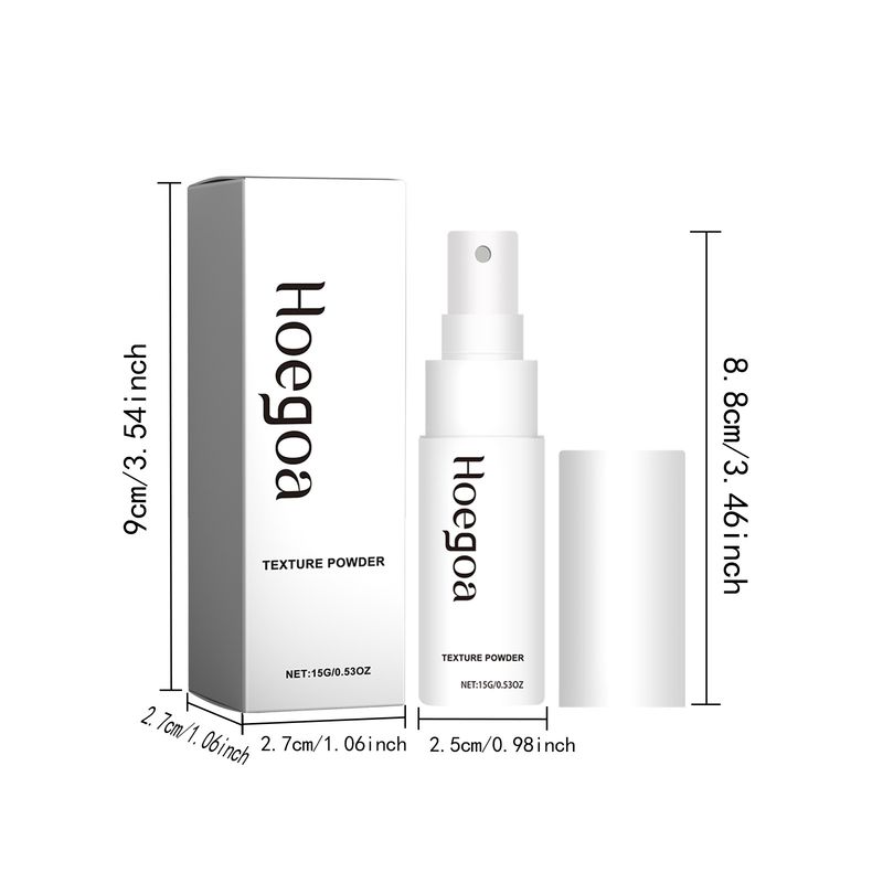 Haartexturpuder, lockiges Haar flauschiges Styling, glattes Kräuseln, natürlicher Glanz, langanhaltend und nicht fettend_voghion.com