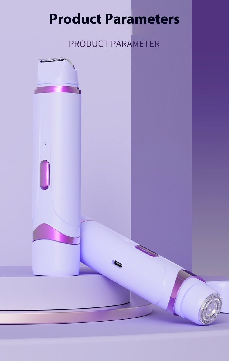 Epilierer, Haarentfernungsgerät für den Intimbereich von Frauen, Doppelkopfrasierer, tragbarer Elektrorasierer, Mini-Haarentfernungsgerät für Männer und Frauen_voghion.com
