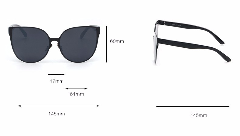 Mirror Oversized Cat Eye Sunglasses Famous 2023 New Brand Designer New Women Fashion Sun glasses Lady Big Size Hip Hop_voghion.com