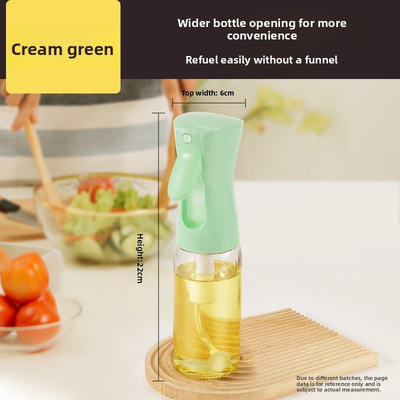 Ölsprühflasche Sprühtyp Haushaltsküchenspray Olivenöl BBQ Kontrolle Fettreduzierung Glasölsprühtopf_voghion.com