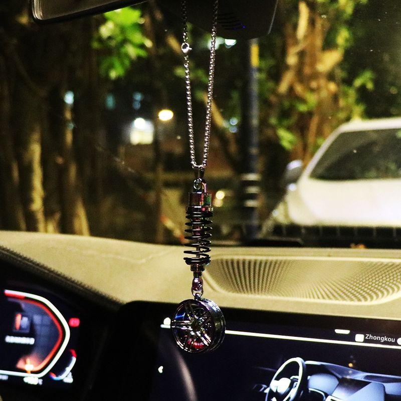 Xiaodeng Cross-Border Goods Radnaben-Stoßdämpfer-Dekoration Rückspiegelanhänger Auto-Hängeornament Innenausstattung_voghion.com