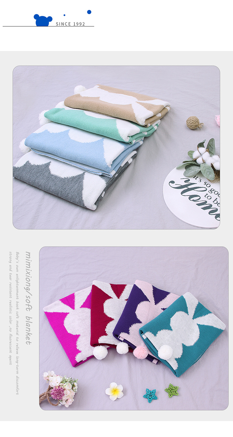 Mother&Kids Baby cartoon stereoscopic rabbit blanket Cover blanket Baby blanket_voghion.com