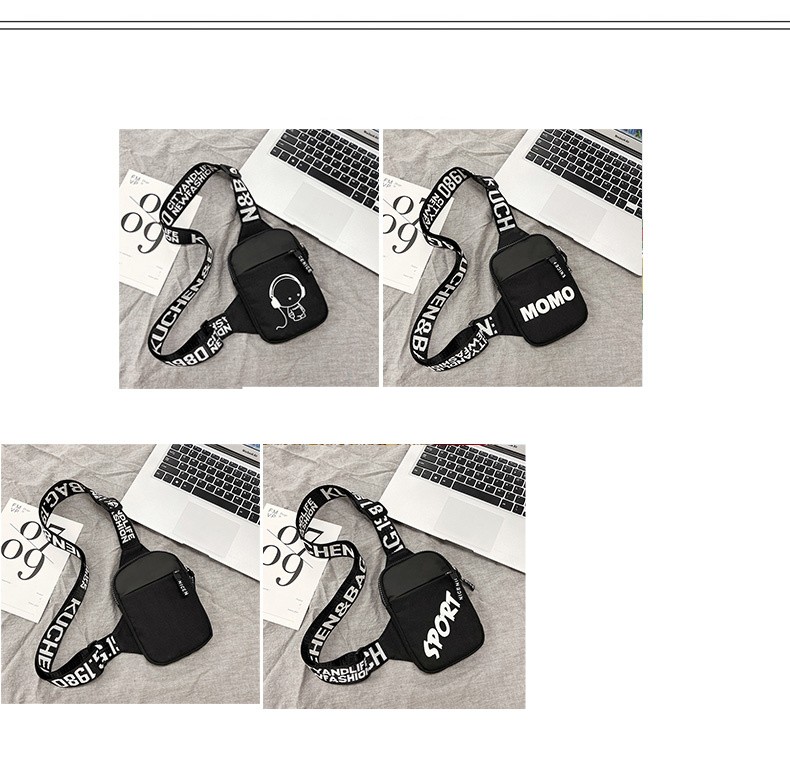 Men's Small Satchel Ultra-light Mini Mobile Phone Bag Tide Brand Chest Bag Women's Small Bag Women's Lightweight Sports Shoulder Messenger Bag._voghion.com