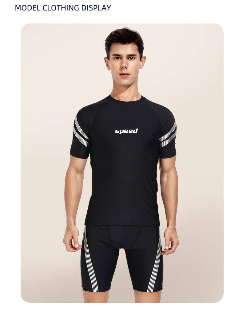 New Swimsuits, Men's Swimming Trunks, Men's Swimsuit Sets, Two-piece Training Swimming Trunks, Five-inch Swimming Trunks, Beach Trunks_voghion.com