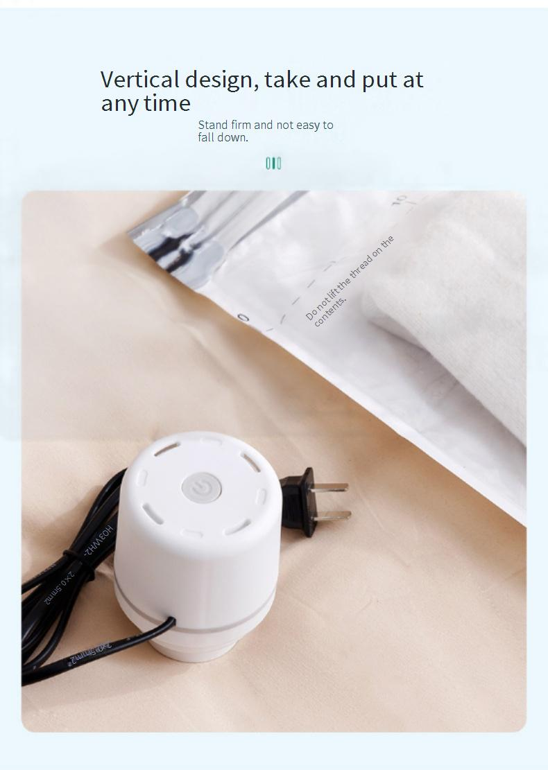 Compression Bag Vacuum Electric Vacuum Pump Universal Pump Small Household Clothes Quilt Portable Storage Bag Electric Pump_voghion.com