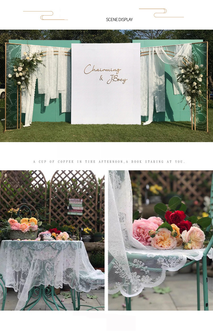 Wave Lace Tablecloth – Polyester Round Table Cover For Farmhouse & Nordic Decor, Anti-Slip, Multiple Sizes Cream White Unhemmed Design_voghion.com