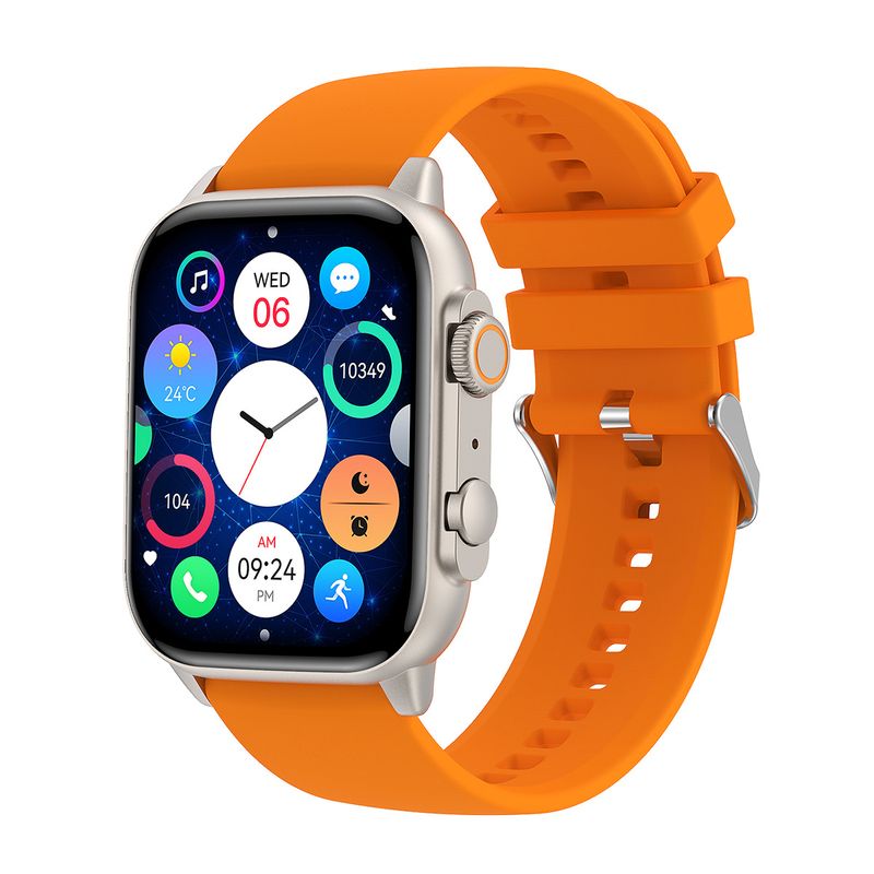 Bluetooth Smart Watch With Heart Rate, Blood Pressure & SpO2 Monitoring – 7-Day Battery, Touch Screen, Waterproof Fitness Tracker_voghion.com