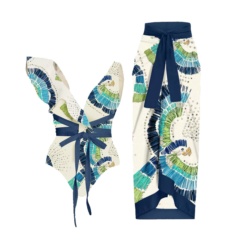 2023 nouveau maillot de bain une pièce à fleurs pour femmes_voghion.com