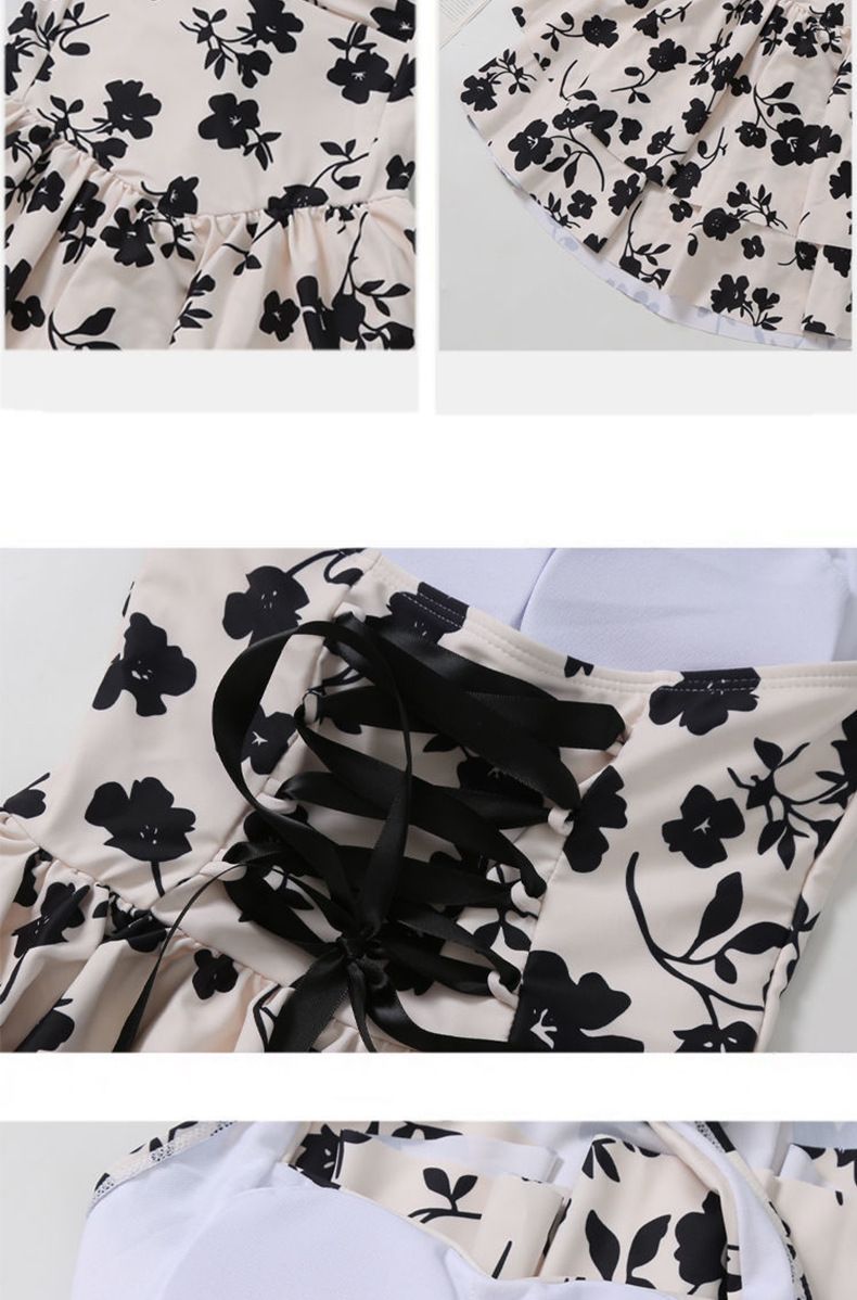 Costume da bagno intero da donna di alta qualità Pure Desire INS Style Poppy con spalline e vita alta, ideale per le vacanze primaverili_voghion.com