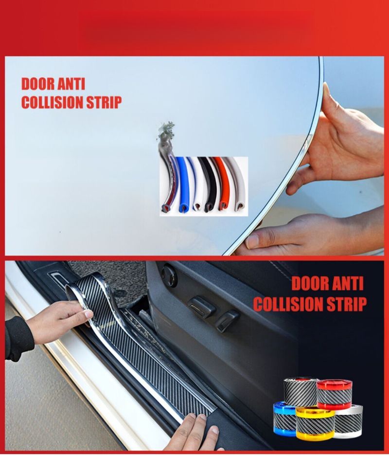 Car Window Decoration Chrome Plated Bright Electroplated Door Anti-collision Strip Bumper Anti-scratch Anti-explosion_voghion.com