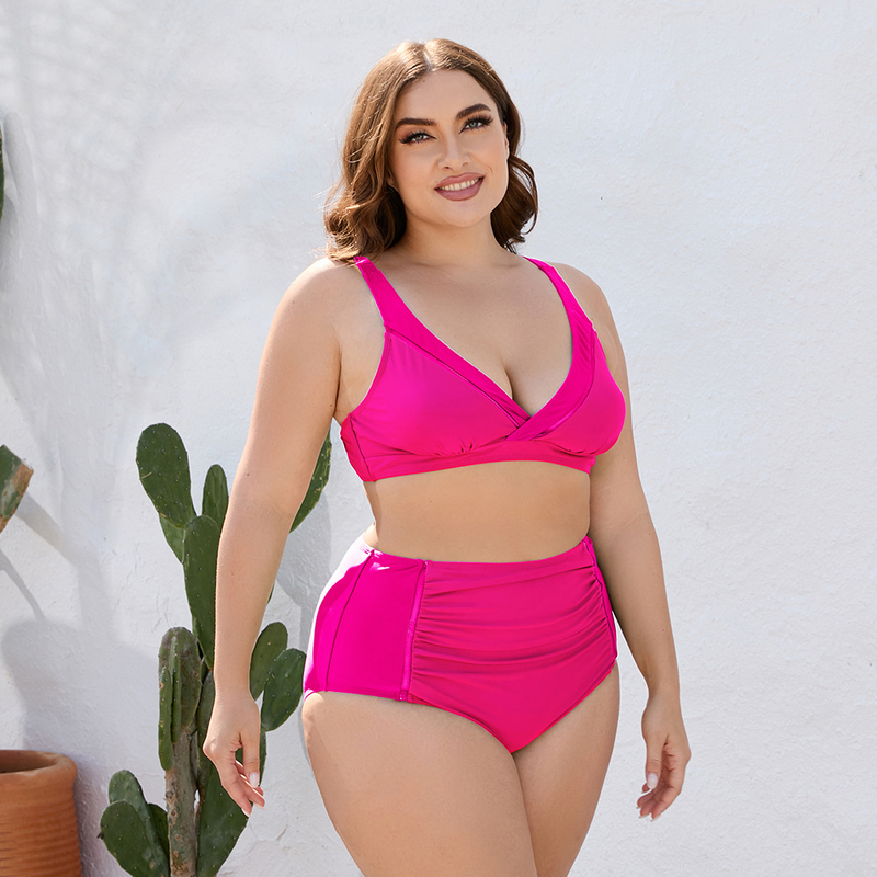 Hot Selling Bikini Sexy Plus Fat Plus Multi-Color Optional Split Swimsuit for Women_voghion.com