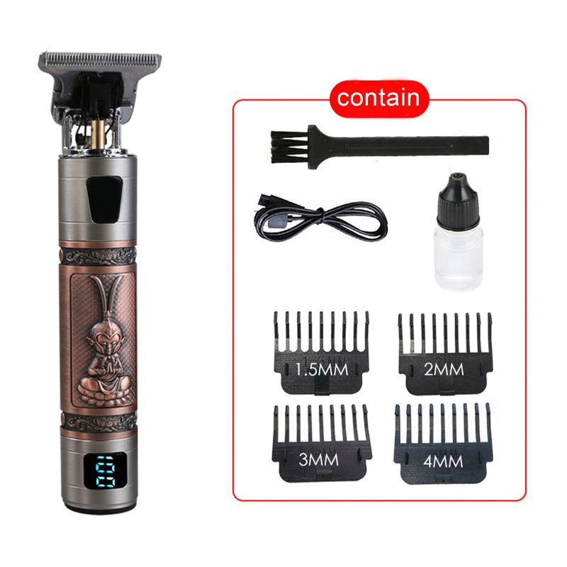 Ruixingst Electric Clipper Keep Sharp USB Charging T-type Cutter Head Digital Electric Hair Clipper For Trimming_voghion.com