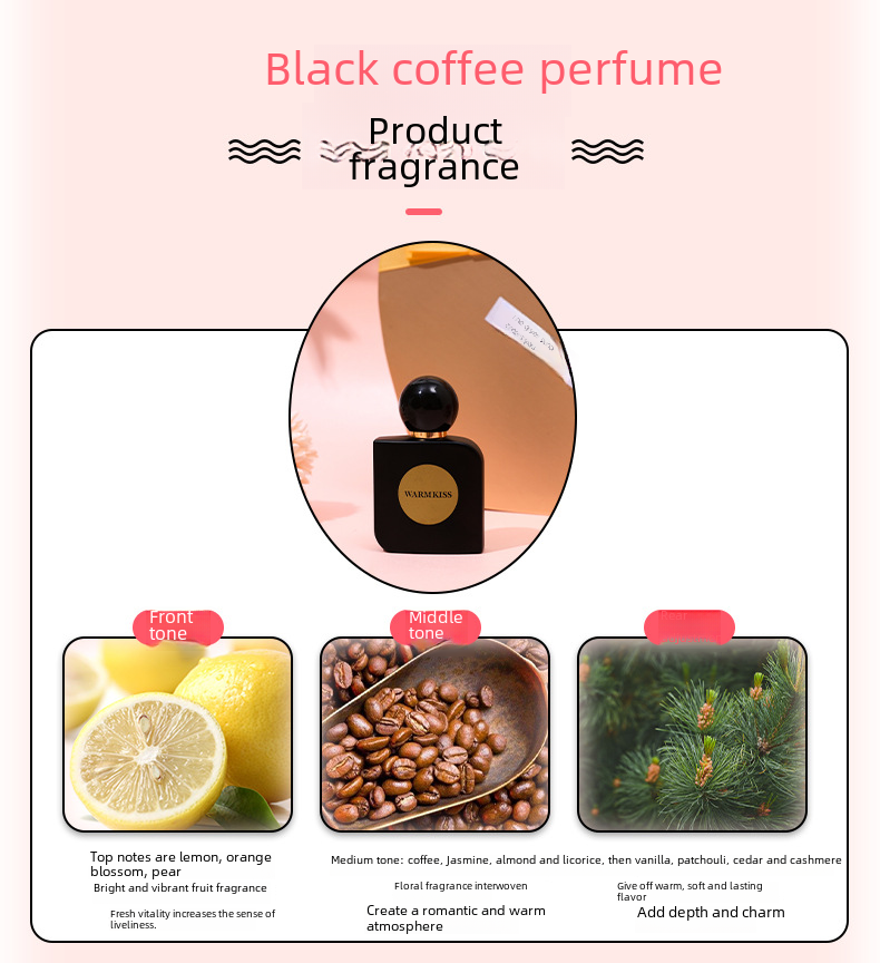 2024 Nieuwe Parfum Hot Online WARMKISS Black Opium Free Water Love Parfum Geschenkdoos Driedelige Set Valentijnsdag_voghion.com