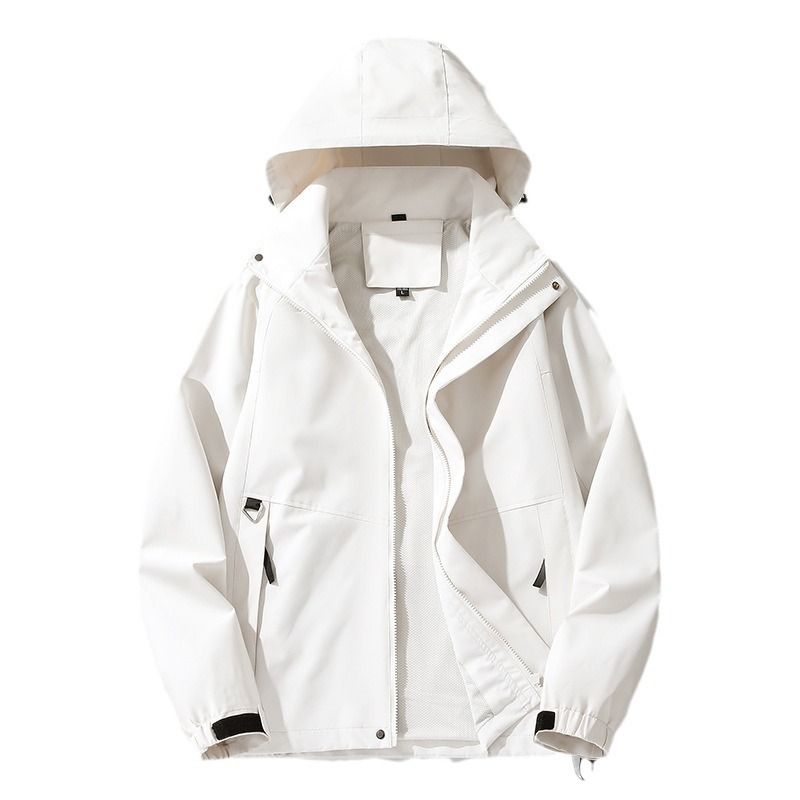 Veste d'extérieur décontractée pour homme, coupe-vent et imperméable, grande taille, pour le printemps et l'automne_voghion.com