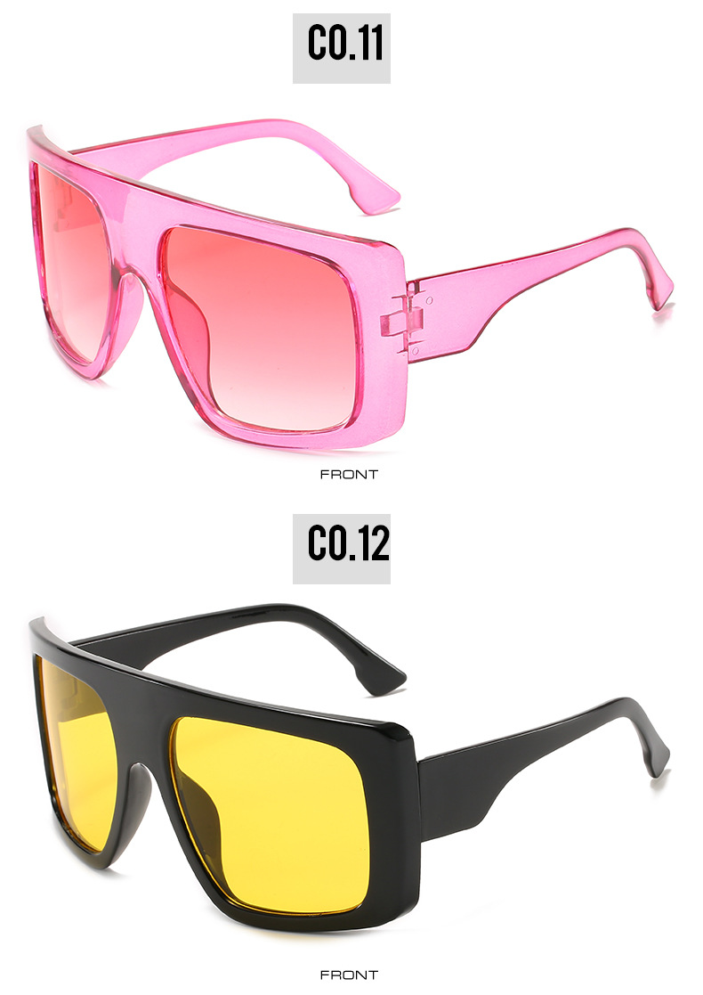 New Europe and the United States trend of fashion mask large frame sunglasses with women's sunglasses_voghion.com