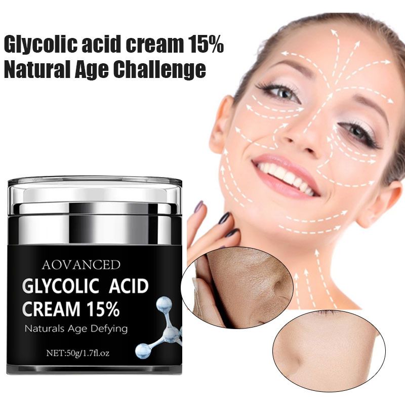 Glycolic acid face lifting tightening cream moisturizing, improving loose skin, reducing fine lines and moisturizing_voghion.com