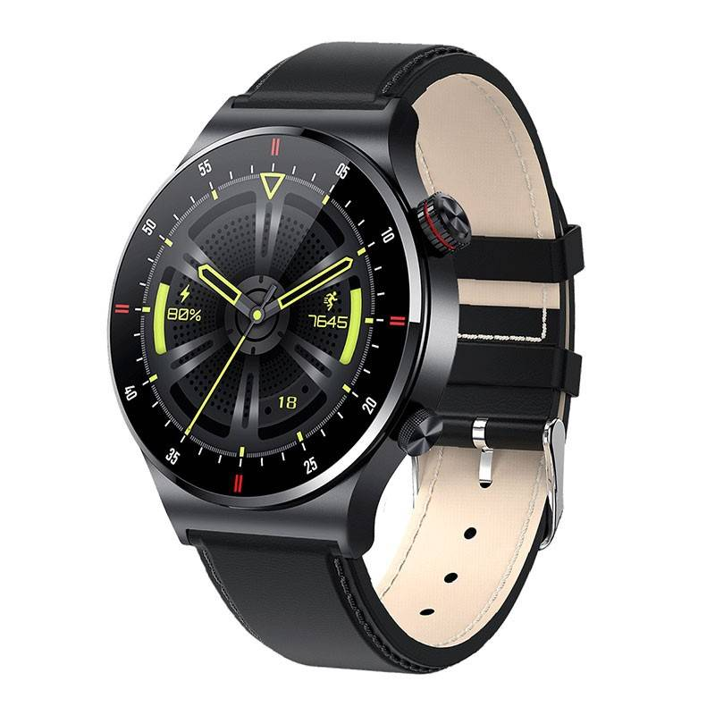 Heart rate blood pressure blood oxygen monitoring music playback remote control photo taking Bluetooth call business smart watch_voghion.com