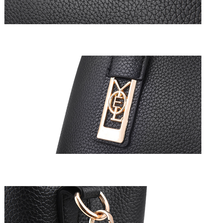Women's Handbag Bag Women's Single Shoulder Diagonal Iron Pendant Decorative Large Capacity Portable Mother Bag_voghion.com