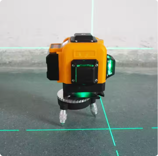 Yatay Ölçüm İçin 12 Çizgi Lazer Seviyesi 360°x3D İç Mekan Dış Mekan Otomatik Seviyeleme Döner Lazer Cihazı_voghion.com