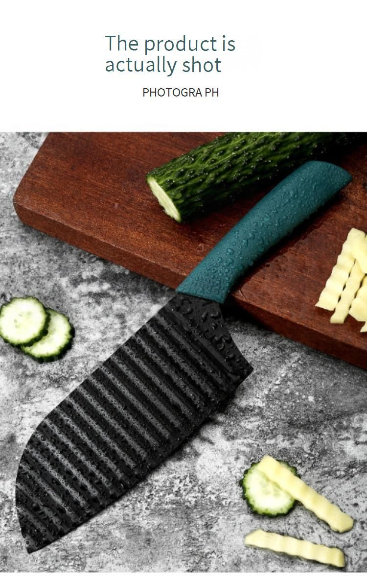 Professional Wavy Potato Cutter - Stainless Steel Crinkle Cut Knife For Fries & Veggies - Multi-Purpose Kitchen Tool (1-Pack, 2-Pack, 3-Pack Options)_voghion.com