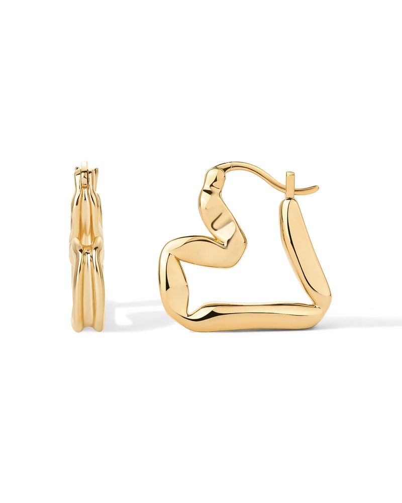 Damenschmuckset Mode Heißer Verkauf In Echtgold Messing Galvanisieren Modisch Und Einfach Trendy Temperament Liebe Ohrclip Exquisite Ohrringe_voghion.com