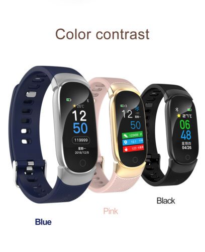 Wasserdichtes Sportarmband Bluetooth 4.0 Armbänder Smart Band Uhr Fiess Tracker Herzfrequenz Blutdruck Bewegung 3C10_voghion.com