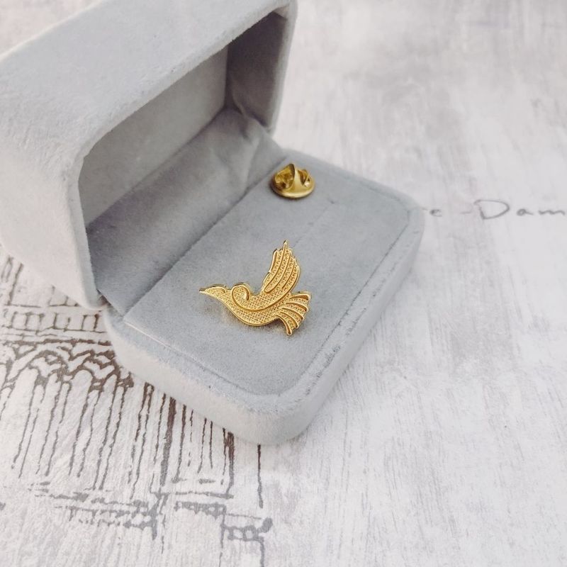 Premium Bird Brooch High-end Buckle Matching Suit Collar Knitted Cardigan Pin Hat Bag Non-fading_voghion.com