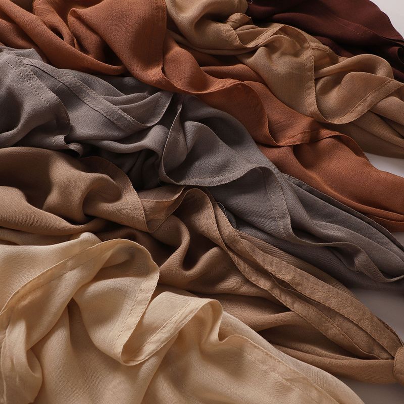 Sciarpa avvolgente in cotone modal morbido e traspirante, leggera, con orlo ampio, versatile per tutte le stagioni (disponibile in 20 colori)_voghion.com