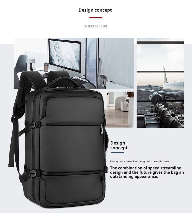 New Business Backpack Men's Backpack Large Capacity Business Leisure Computer Bag Backpack_voghion.com