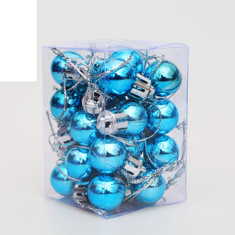 Christmas tree decoration Christmas ball barrel package colored ball 2cm bright ball electroplated ball_voghion.com