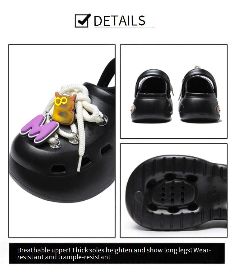 Cloud Cushion Clogs für Damen – 3 cm hohe Plateausandalen mit rutschfester Sohle (für Krankenschwestern und den Strand geeignet) – Atmungsaktive Outdoor-Slides für den Sommer (Größe 35–40)_voghion.com