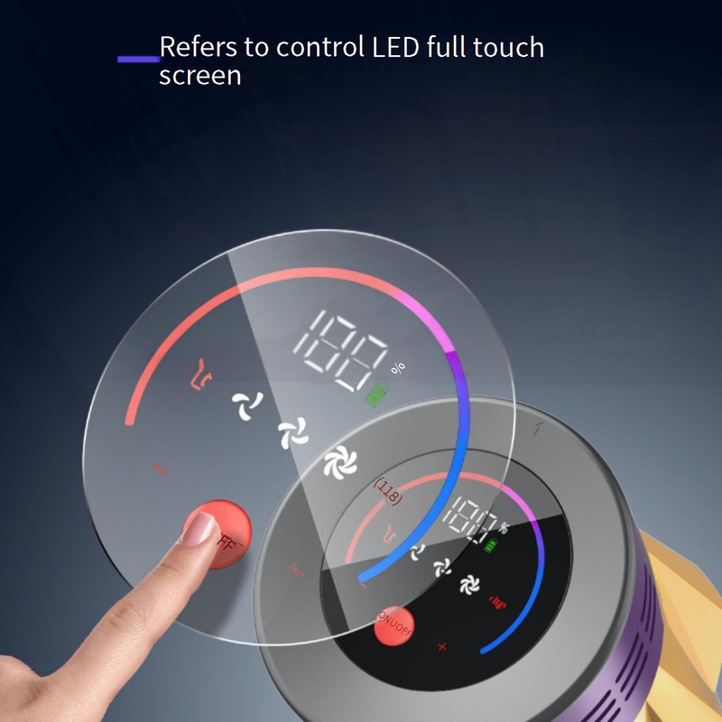 Bezdrátový ruční vysavač pro domácnost 420W 35Kpa, velký sací výkon, čištění koberců_voghion.com