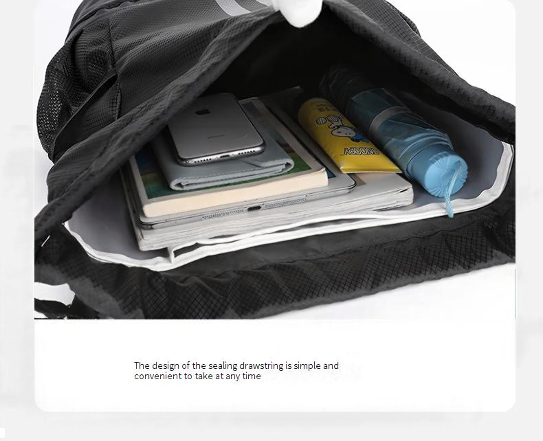 Children's Multifunctional Basketball Bag Adult Large Capacity Drawstring Bag Backpack Training Drawstring Storage Backpack_voghion.com