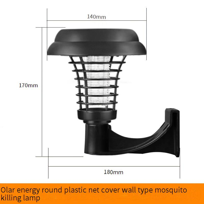 Solarbetriebene Mückenvernichterlampe – Wasserdichter LED-Insektenvernichter für den Außenbereich für Garten, Terrasse, UV-Licht und Stromnetz zur effektiven Insektenbekämpfung_voghion.com