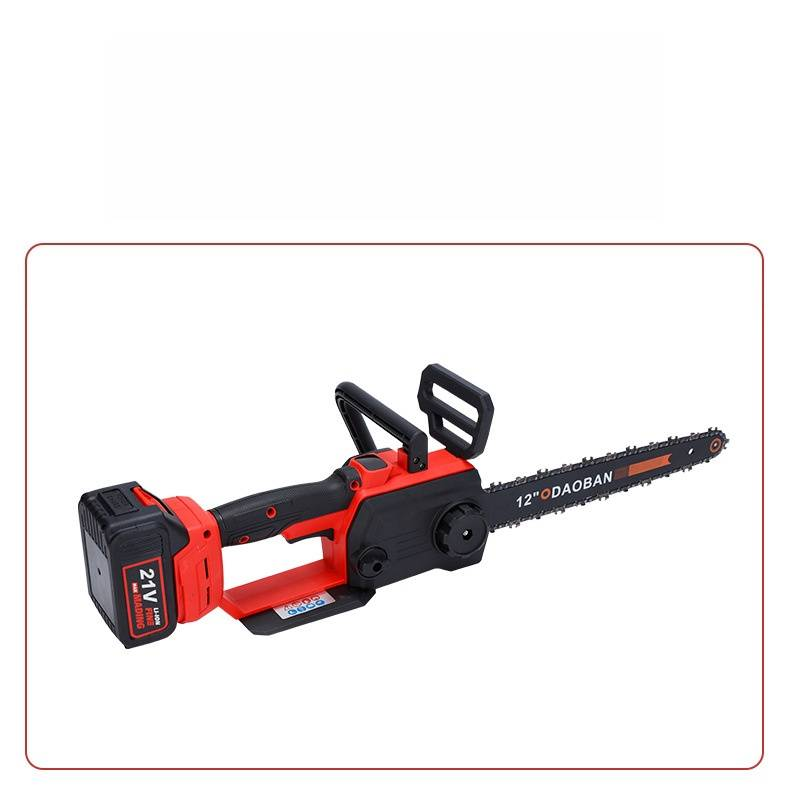 21V Cordless Chainsaw With Auto-Oiling & High-Carbon Steel Chain – Lightweight For Tree Cutting, Pruning & DIY Woodwork_voghion.com