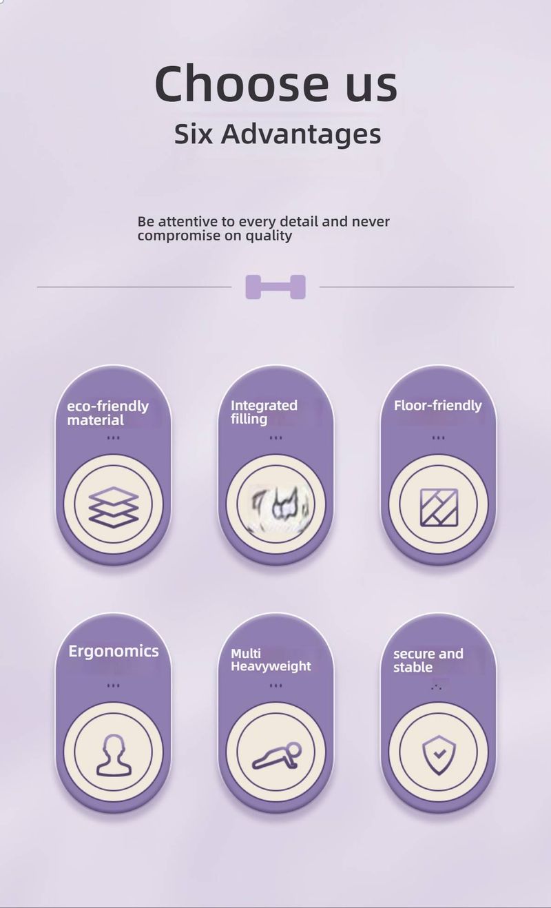 Set di manubri in PVC con impugnatura morbida per donne e adolescenti - 4 colori, regolabili da 1 a 4 kg, allenamento a casa per braccia e addominali (lilla/rosa/blu/verde)_voghion.com