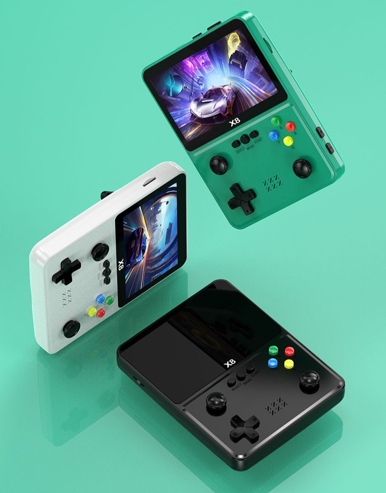 Nouvelle console de jeu portable rechargeable à deux joueurs avec joystick de 4 pouces_voghion.com