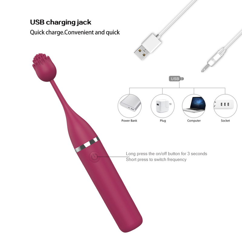 Erwachsene Produkte 3 Kopf Wiederaufladbare G Spot Vibration frauen Ares Honig Bean Massager AV Stick_voghion.com