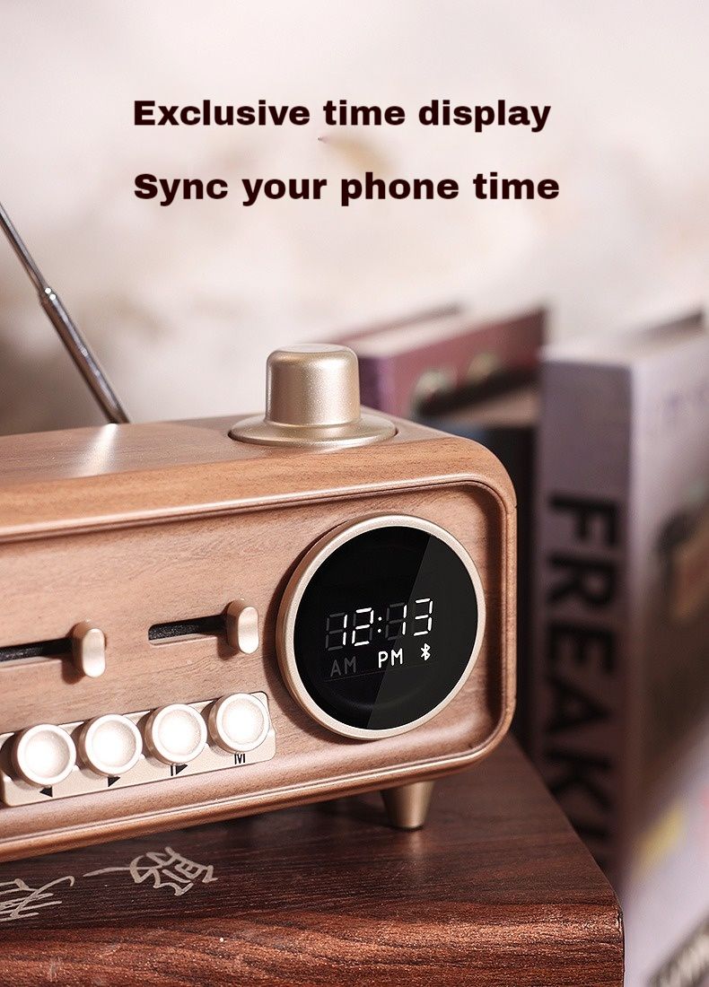 Brand new AS32 High Quality Bluetooth Speaker Retro Portable Wireless Sound Box Mp3 Player Small Vintage Radio Fm_voghion.com