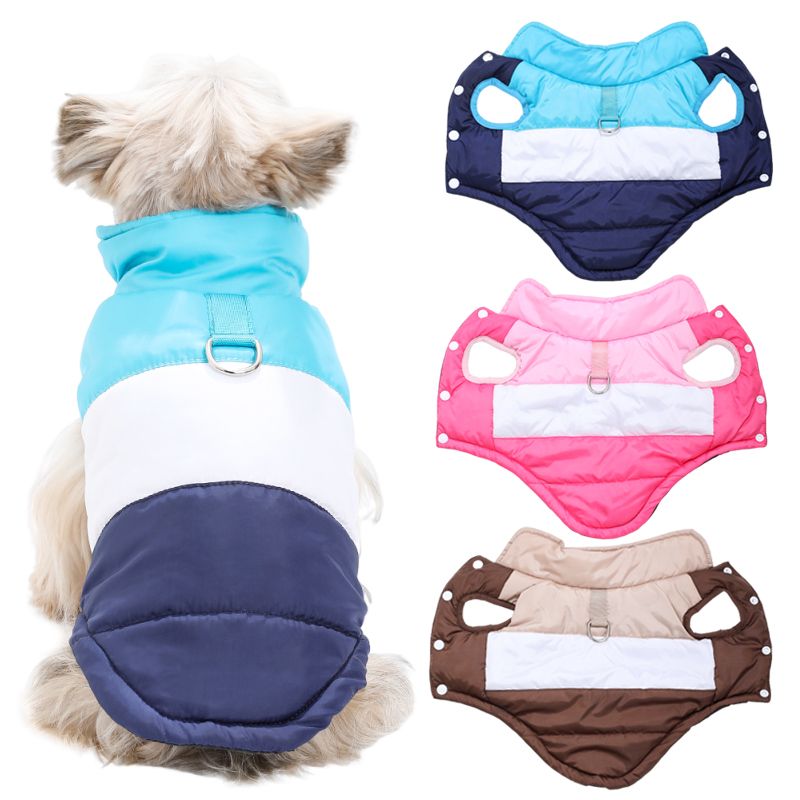 Holapet Winter-Hundejacke, Kaffeebraun, Polyester, von PawParty Store_voghion.com