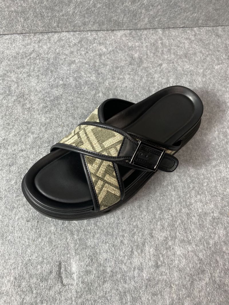 New Style Cross Strap Men's Non-Slip Casual Summer Fashion Versatile Outdoor Thick Sole Comfortable Slide Sandals_voghion.com