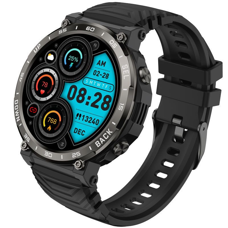 S56 Smart Heart Rate Blood Pressure Monitoring Outdoor Sports Bluetooth Call Watch_voghion.com