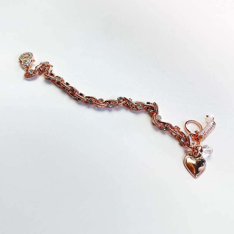 New Chain Link & Crystal Bracelet_voghion.com