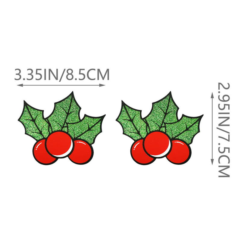 2023 Kaya disposable breast patch breathable self-adhesive spot new Christmas breast patch holly leaf garland nipple patch_voghion.com