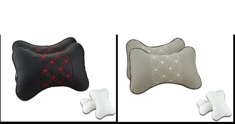 Produse de interior auto perna masina imitatie vin rosu tetiera 4 culori 26*17 perna gat indiferent de tetiera masina_voghion.com