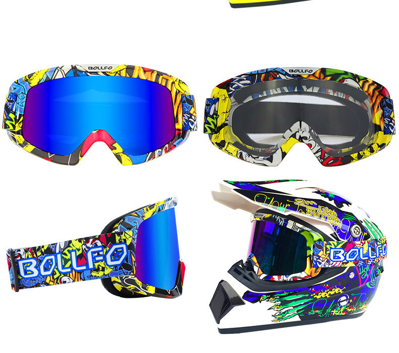 Wiatroszczelne, odporne na piasek, okulary do jazdy na rowerze, półkask, gogle narciarskie, gogle do sportów na świeżym powietrzu_voghion.com