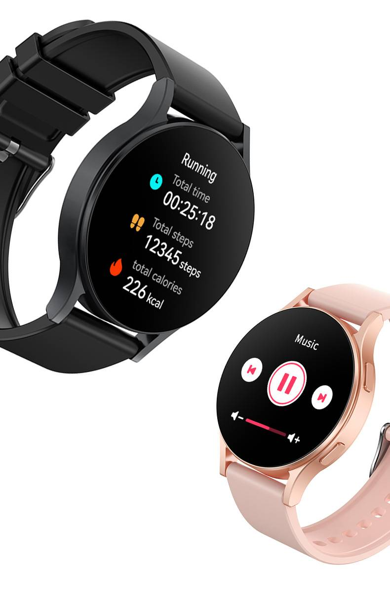 8 Yuvarlak Ekran 1.5 Tam Dokunmatik F8 Akıllı Saat Çağrı Adım Sağlık İzleme Bluetooth Bileklik_voghion.com
