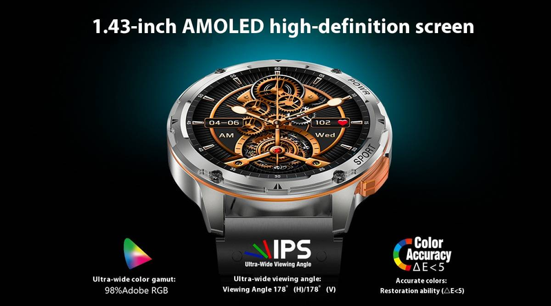 AK59 Smart Watch For Men & Women, Fitness Tracker With Heart Rate Monitor, Blood Oxygen & Sleep Tracking, Bluetooth Call, IP68 Waterproof_voghion.com