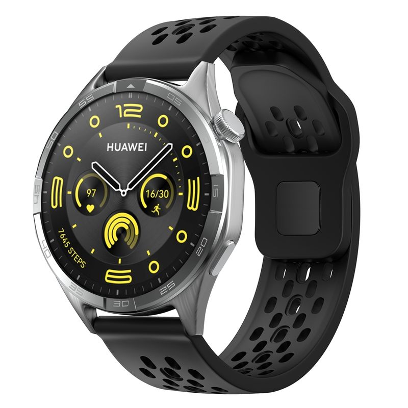 Cinturino in silicone da 18 mm, 20 mm, 22 mm per Samsung Galaxy Watch 7/6/4/5 pro/3/active 2, bracciale amazfit, cinturino HUAWEI Watch GT 5 5pro 4 3 2_voghion.com